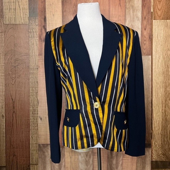 Vintage Mark Eisen silk blazer sz small - Picture 1 of 8